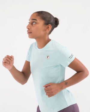 CAMISETAS RUNNING: PIMIENTO NEGRO MUJER
